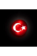 Araç Ön Panjur Türk Bayraklı Işıklı 3D Pleksi