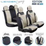 Leader Edition / Düz Keten Fermuarlı / Universal Oto Koltuk Kılıfı