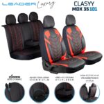 Leader CLASYY NAKIŞLI KOMPLE DERİ / Universal Oto Koltuk Kılıfı