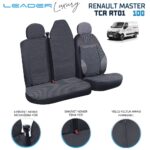 Leader RENAULT MASTER TİCARİ OTO KILIFI SİYAH LEADER 2+1