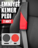 ComfortDrive Emniyet Kemer Pedi Seti - Boyun ve Omuz Koruyucu Kemer Pedi 2li Paket