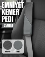 ComfortDrive Emniyet Kemer Pedi Seti - Boyun ve Omuz Koruyucu Kemer Pedi 2li Paket