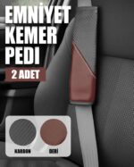 ComfortDrive Emniyet Kemer Pedi Seti - Boyun ve Omuz Koruyucu Kemer Pedi 2li Paket