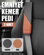ComfortDrive Emniyet Kemer Pedi Seti - Boyun ve Omuz Koruyucu Kemer Pedi 2li Paket