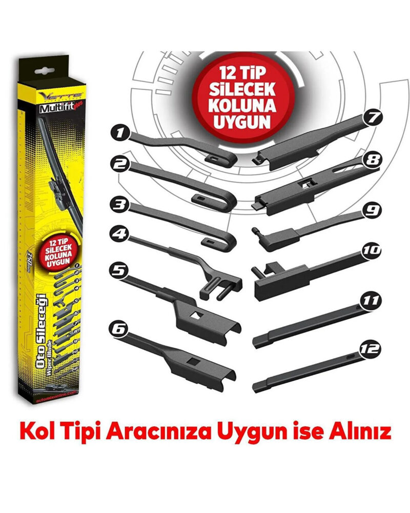 Vette Plus Multifit Silecek 710 Mm / 1 Adet