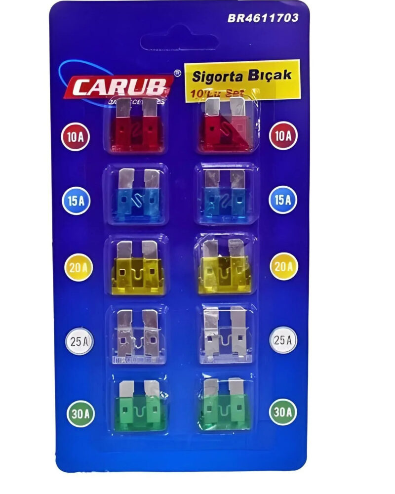 Araç Bıçak Sigorta 19X19 Mm - 10 Lu