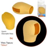 Silikon Vites Topuzu Kılıfı DSG Krem