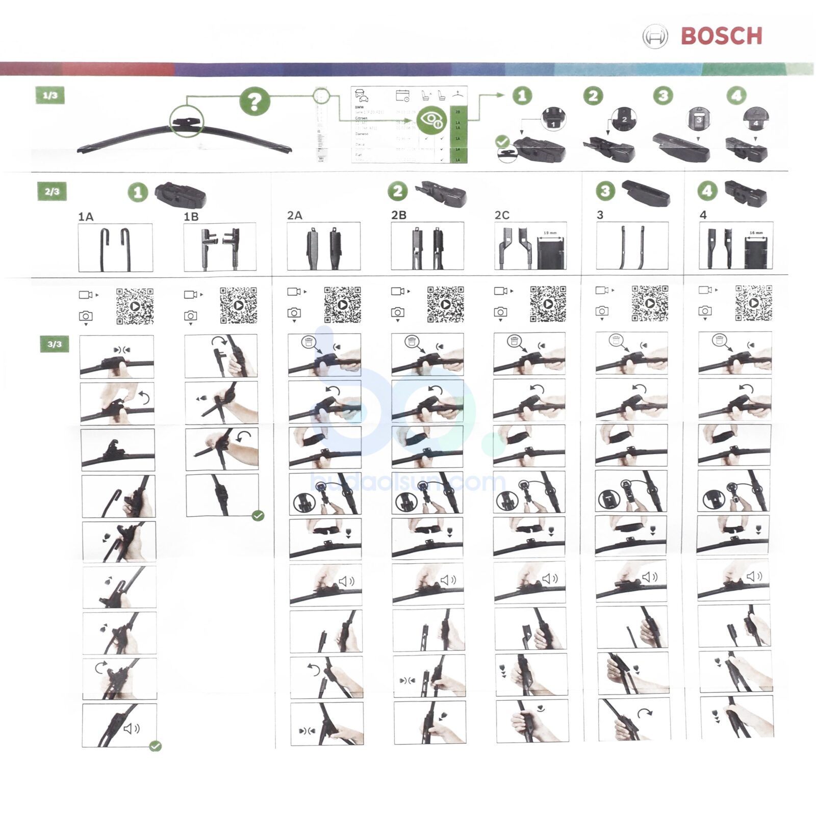 Bosch 470Mm Eco Euro Muz Aparatlı Silecek / 1 Adet