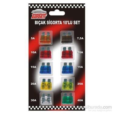 Mini Bakır Bıçak Sigorta 11 X 17 Mm 10 Lu