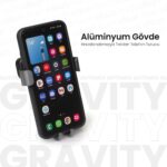 Automix Gravity 3 Kollu Pratik Klimaya Geçme Telefon Tutucu