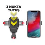 Automix Gravity 3 Kollu Pratik Klimaya Geçme Telefon Tutucu