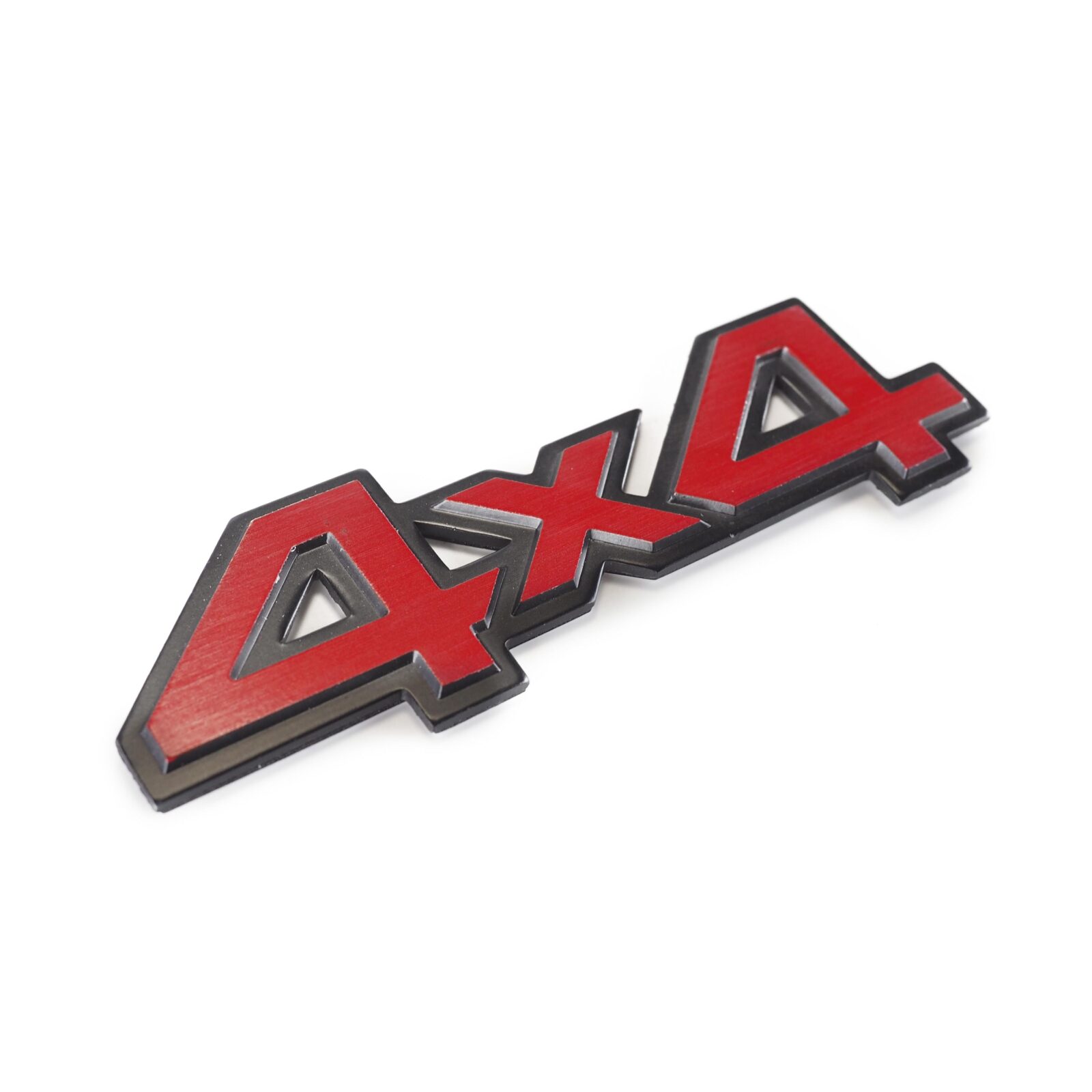 Kırmızı 4X4 Araç Arma Sticker / Metal 140 Mm X 42 Mm