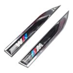 Nikel Kırmızı Gümüş Bmw 3M Bıçak Model Oto Arma Sticker