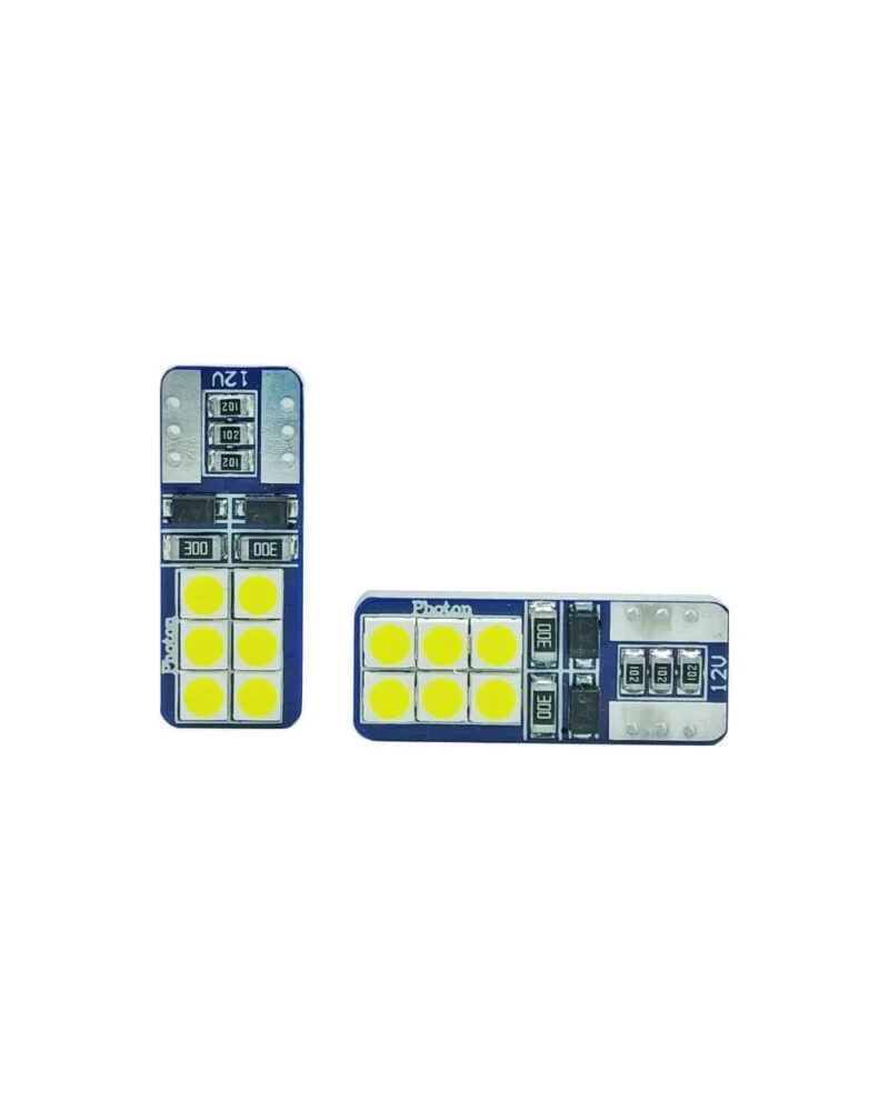 Photon 12V Beyaz Led - T10 W5W / 12Led 7020 B2