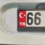 Araç Plakalık Kırmızı Tr Yazısı 2Li