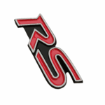 Rs Yazılı Araç Arma Sticker / Metal 80 Mm X 23 Mm