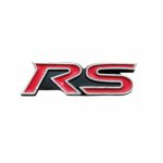 Rs Yazılı Araç Arma Sticker / Metal 80 Mm X 23 Mm