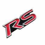 Rs Yazılı Araç Arma Sticker / Metal 80 Mm X 23 Mm