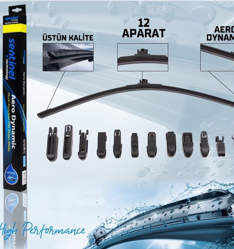 Sentinel Universal Aparatlı Muz Silecek Süpürgesi - 410Mm / 1 Adet