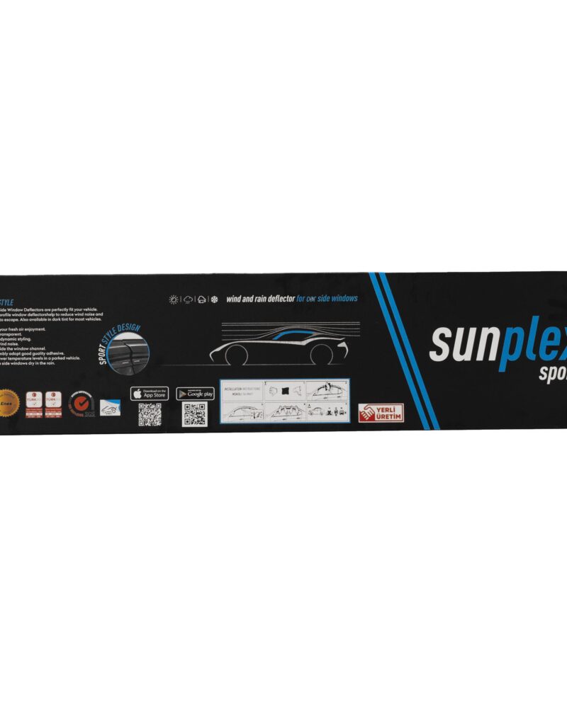 Skoda Super (2015-2019) Kromlu Cam Rüzgarlığı - 4Lü / Sunplex
