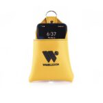 Araç İçi Telefon Tutucu - Organizer - Kese / Sarı / 12 CM X 17.5 CM