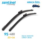 Sentinel ÖN Silecek Takım - Dacıa Dokker-Lodgy 2015 / 550mm 410mm