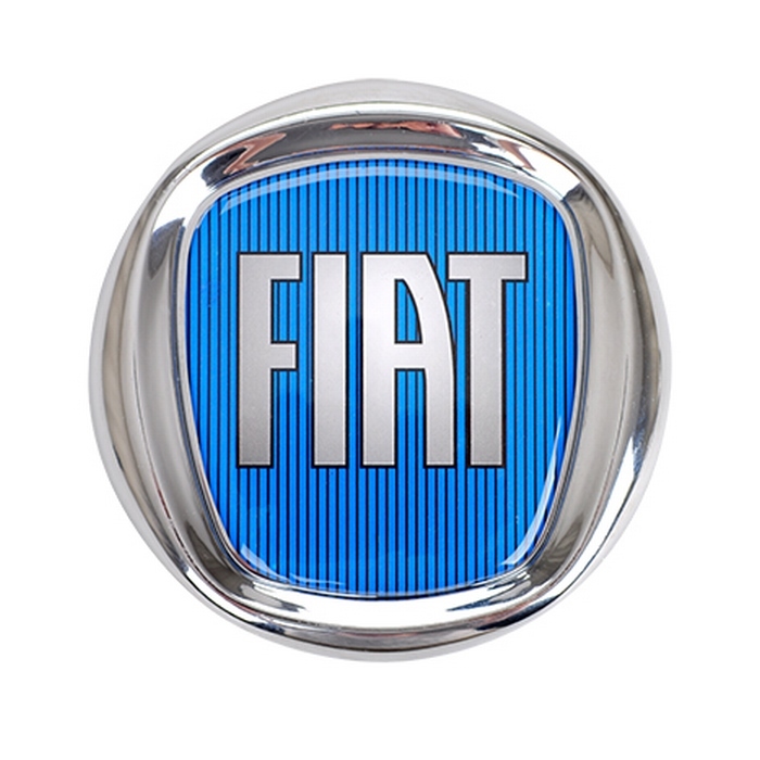 Nikel Kırmızı Fiat Arma Mavi (Büyük) 12 Cm
