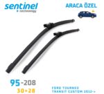 Sentinel ÖN Silecek Takım - Ford Tourneo-Transıt Custom 2012 / 760mm 700mm