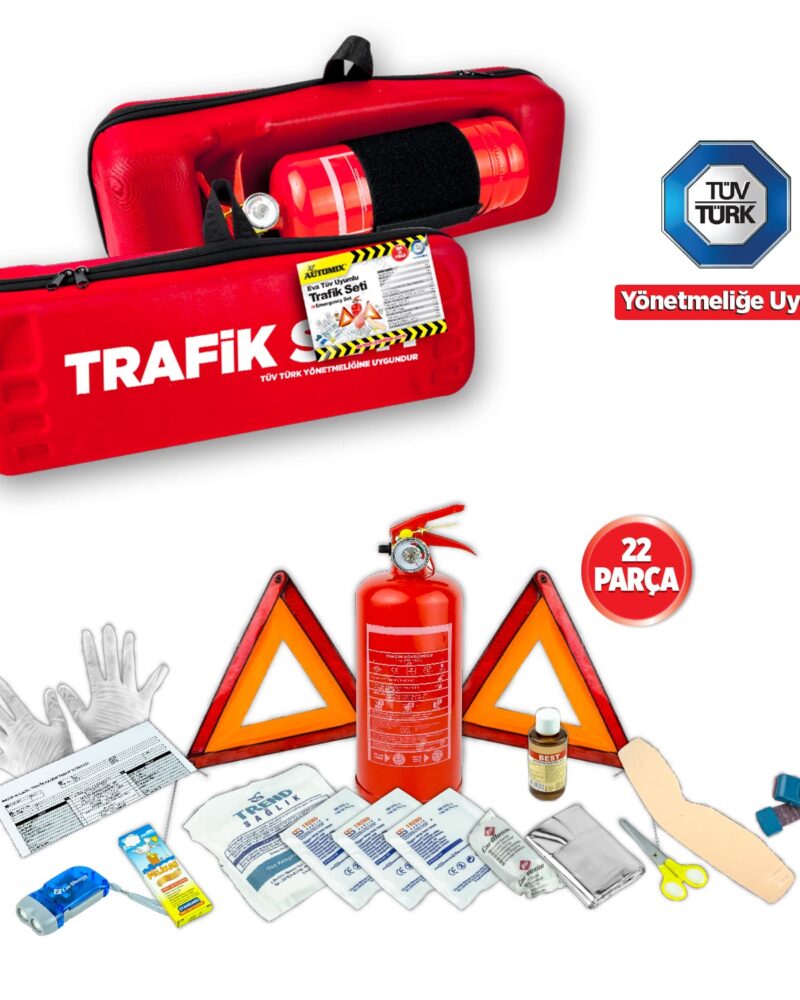 Automix Eva Çanta Tüv Uyumlu Trafik Seti