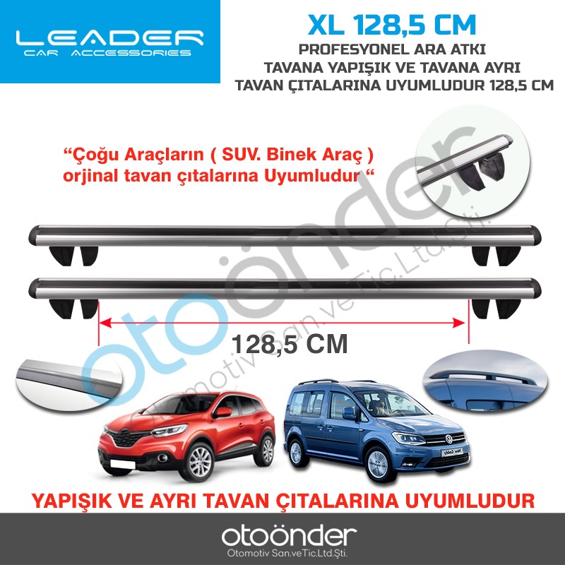 Leader Profesyonel Ara Atkı Tavana Yapışık Pençe 128.5Cm