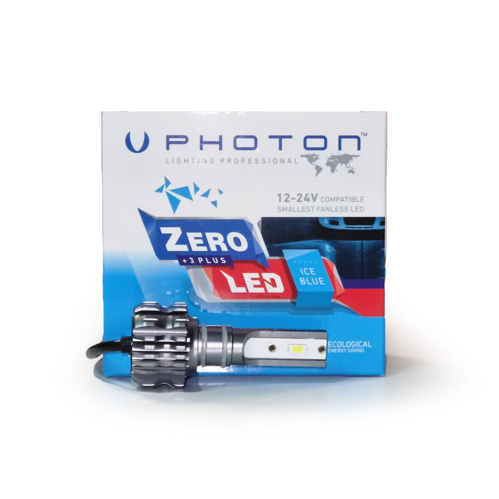 Photon Zero Hb3-Hb4 +3 Plus Fansız Led - Buz Mavi