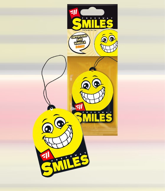 Fresh Way Dry Smile Kağıt Koku Capuccino Ve Vanilla