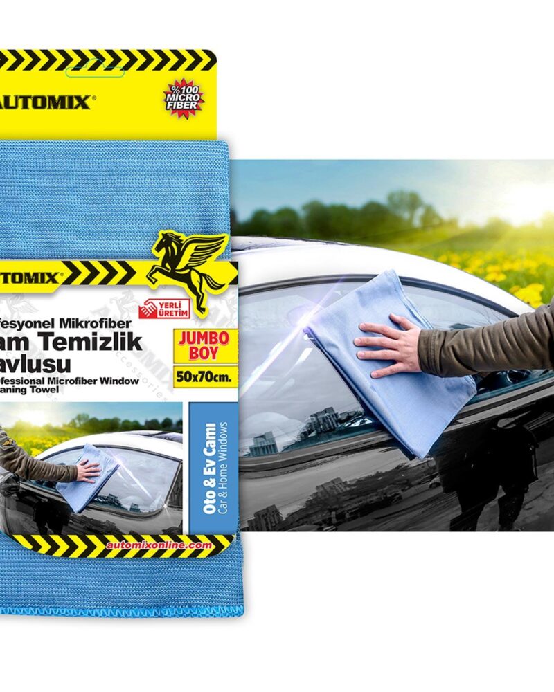 Automix Cam Temizlik Havlusu Bezi 50X50 Cm