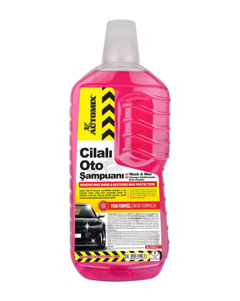 Automix Cilalı Oto Yıkama Şampuanı 1000Ml
