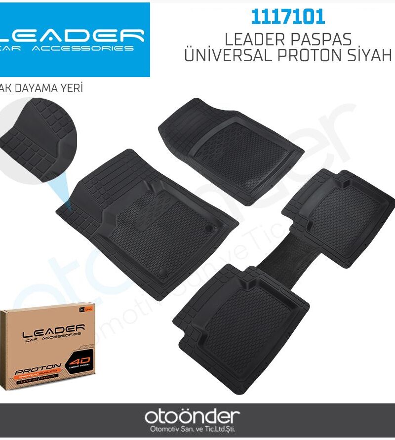 Leader Paspas Üniversal Proton Siyah