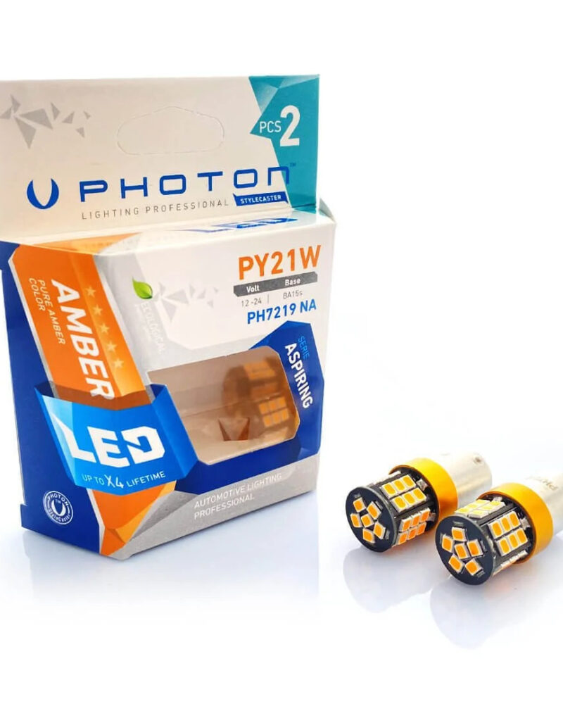 Photon P21W Amber (Turuncu) Exclusive Serisi Ph7219 Na B2