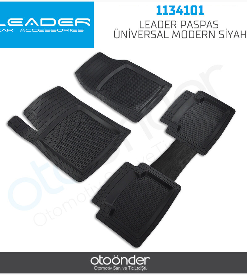 Leader Paspas Üniversal Modern Siyah