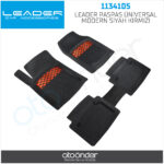 Leader Paspas Üniversal Modern Siyah Kırmızı