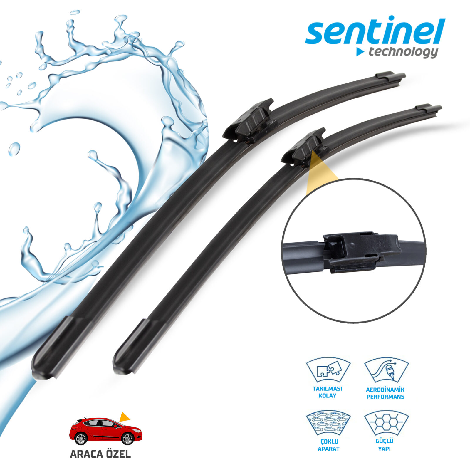 Sentinel ÖN Silecek Takım - Renault Clıo-5 06.2019 / CAPTUR 2017