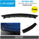 Difüzör Arka Üniversal Piano Black İthal