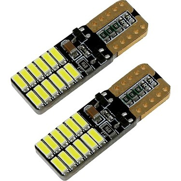 T10 Dipsiz Smd Park Ampulü 24 Ledli Beyaz