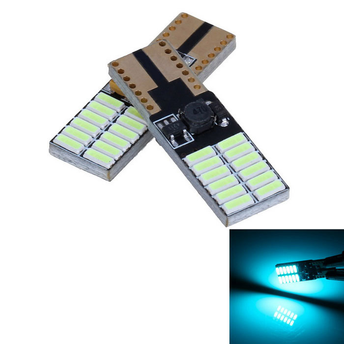 T10 Dipsiz Smd Park Ampulü 24 Ledli Buz Mavisi