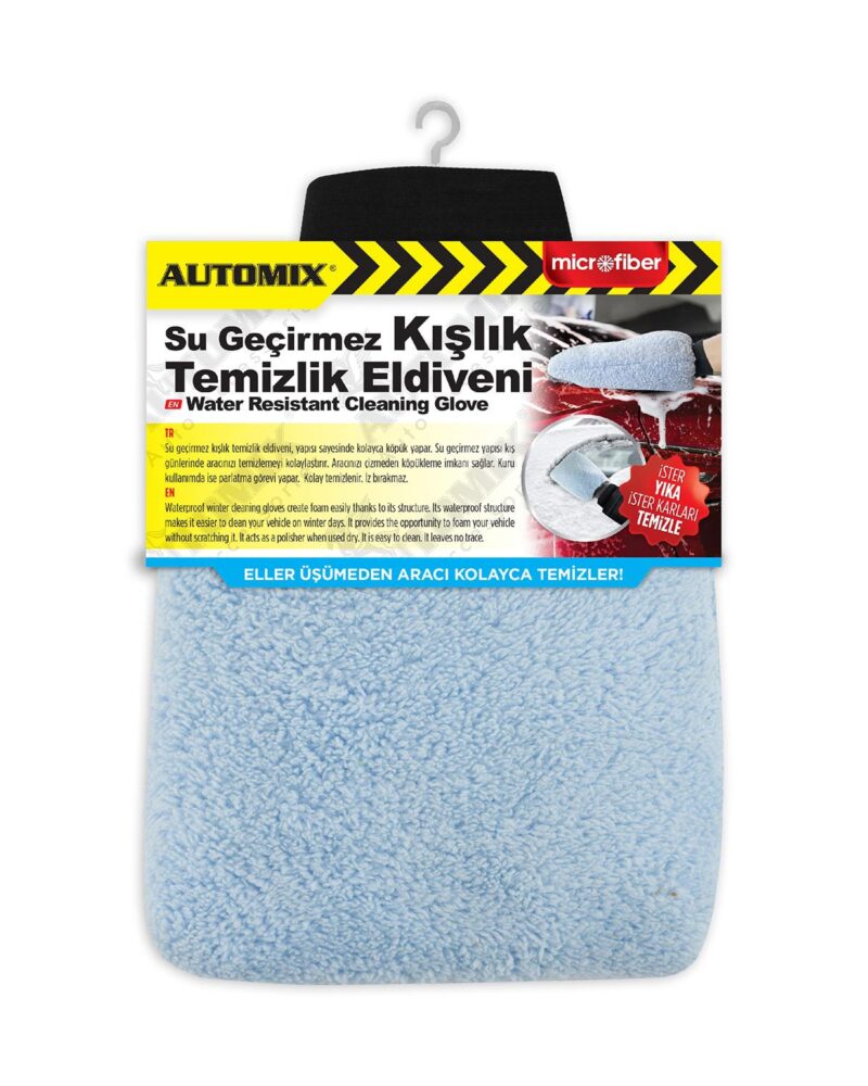 Automix Su Geçirmez Köpürtme Ve Parlatma Eldiveni - Araç Yıkama Eldiveni