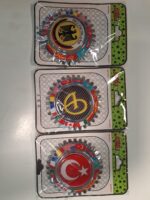 Dişli krom Görünüm Plastik Arma / 10.5 Cm