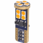 T10 Dipsiz Canbuslu Park Ampulü 12 Ledli Turuncu