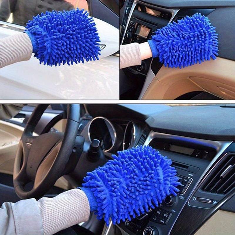 Makarna İnce Mikrofiber Oto Yıkama Eldiveni