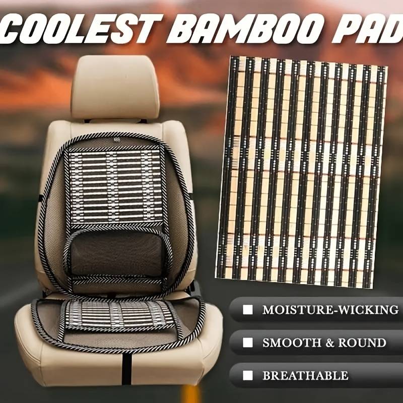 Bel Destekli Ergonomik File&Bambu Tam Boy Minder / Siyah