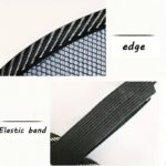 Bel Destekli Ergonomik File&Bambu Tam Boy Minder / Siyah