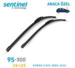 Sentinel ÖN Silecek Takım - Honda Civic 2006-2012 / 650mm 580mm