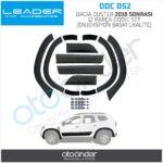 DACIA DUSTER 2018 SONRASI 12 PARÇA DODIC SET (ENJEKSİYON BASKI 1.KALİTE)